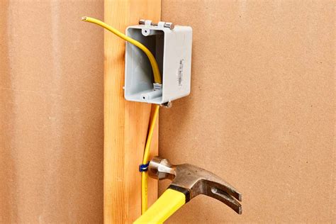 securing the romax in the metal box|fixing nm cable to metal box.